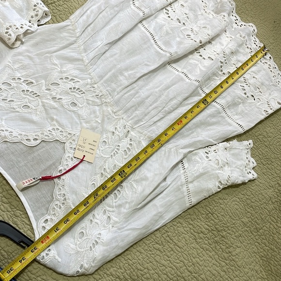 Anthropologie Raga eyelet cut Work Bohemian dress - Picture 6 of 6